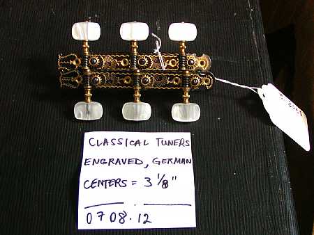 TUNERS/GTR., CLASSICAL/ENGRAVED